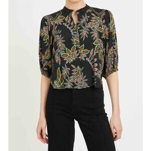 NEW CABALLERO juliette top in paisley forest
